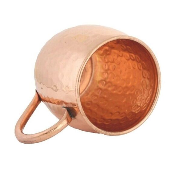Moscow Mule Copper Mugs 16 oz. (Set of 2) With Bonus 2 Shot Glasses Foodie Aid - Picture 3 of 6